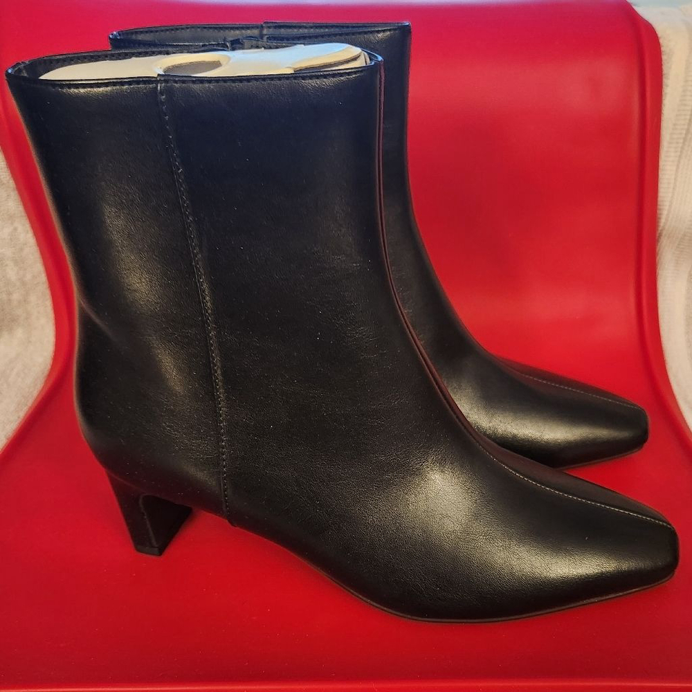 A New Day Black Tigris Ankle Boots - Picture 3 of 9